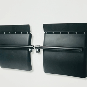 Quarter Fenders Semi Truck 24" x 24" Poly Plastic Universal 1 Pair