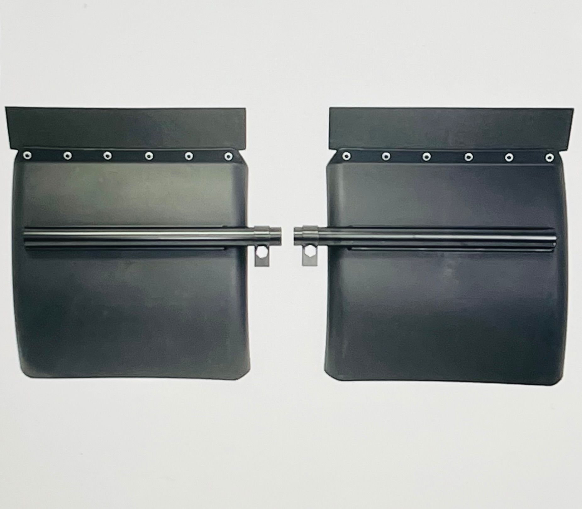 Quarter Fenders Semi Truck 24" x 24" Poly Plastic Universal 1 Pair - Image 2