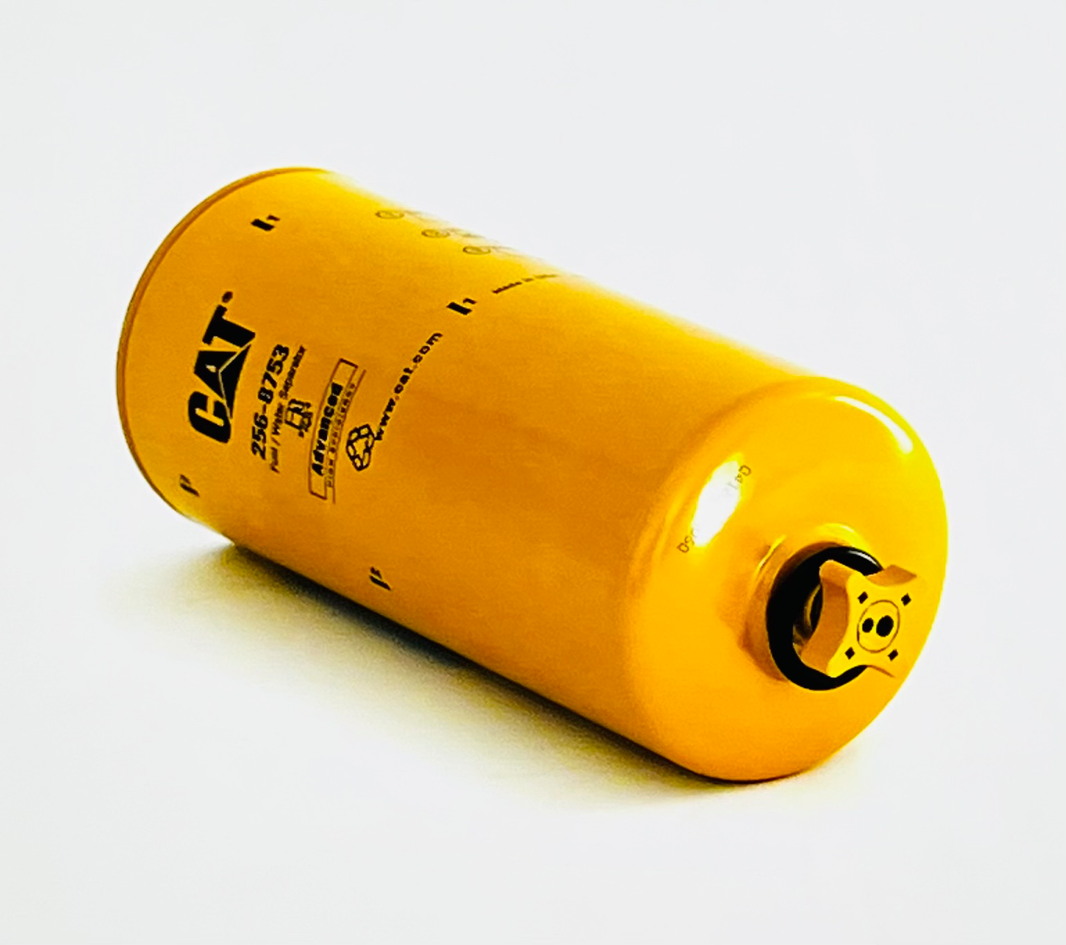 Fuel filter/ water separator for engine caterpillar C-10, C-12, C13, C15, and c16 across industrial and truck applications. Cross reference with fleetguard fs1000, luberfiner lff1000 - Image 2