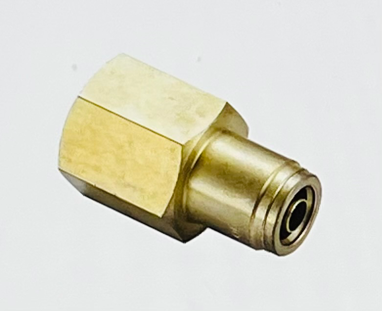 Brass PLC Female Connector 3/8 X 3/8in