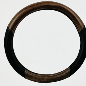 Heavy Duty 18" Steering Wheel Cover in Deluxe Matte Natural Wood