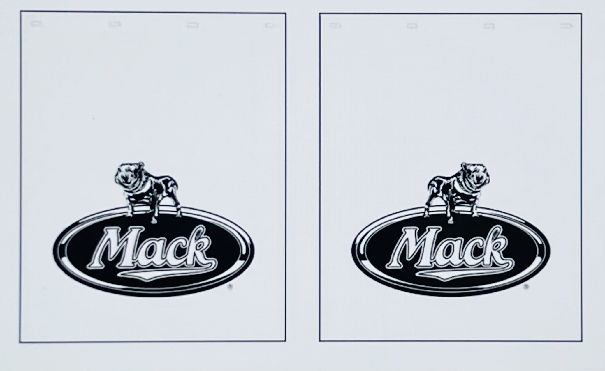 MUD FLAP WITH LOGO MACK - Image 3