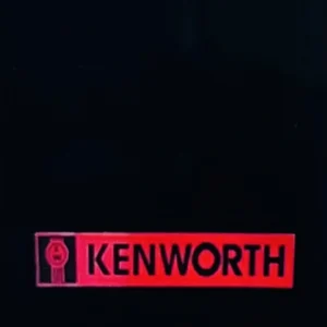 MUD FLAP WITH LOGO KENWORTH