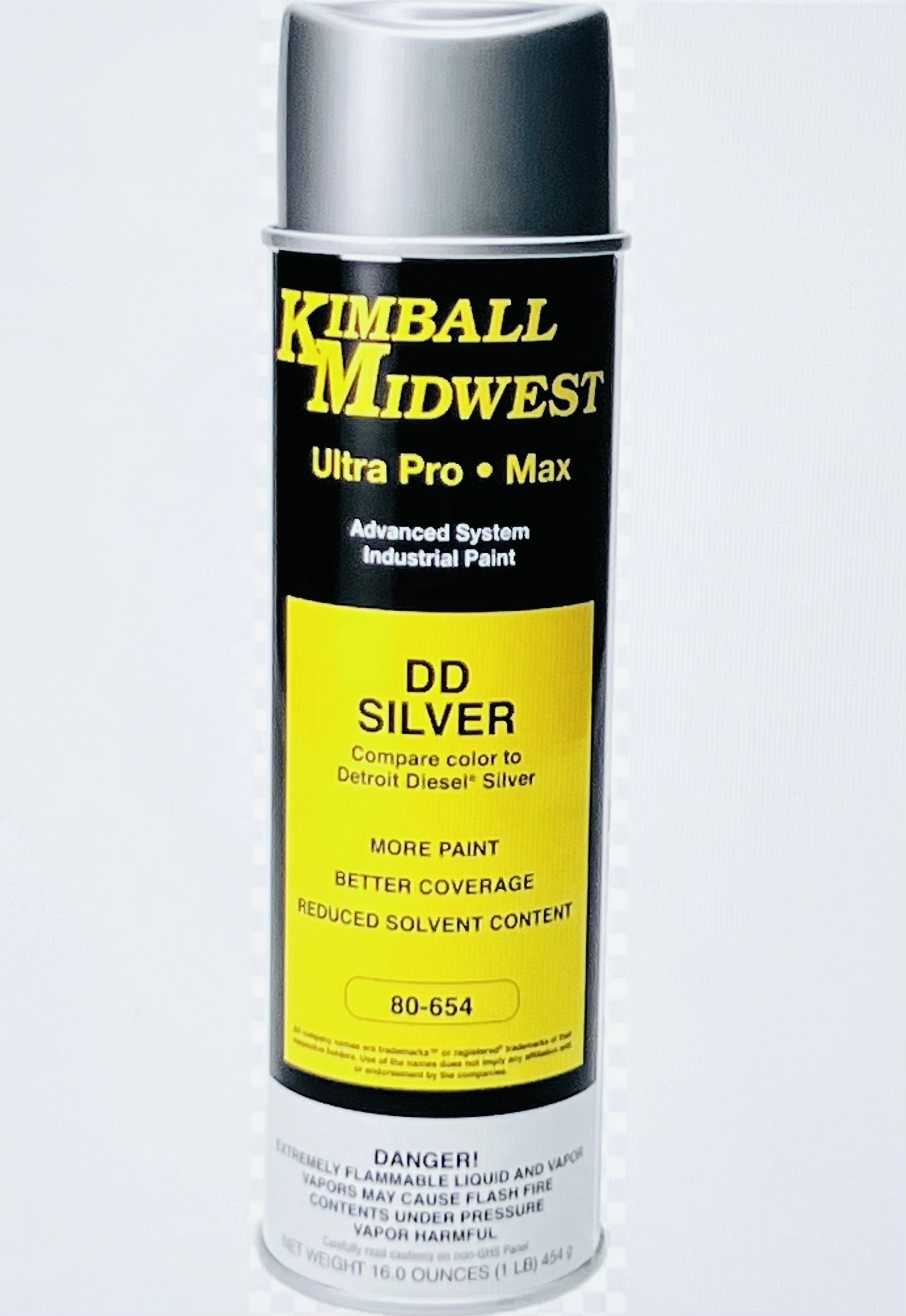 DD Silver Ultra Pro•Max Oil-Based Enamel Spray Paint - 20 oz.