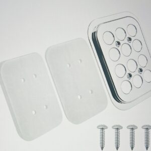 Cabin Air Filter Compatible With Kenworth T600, T450, T800, W800, W900, T600B, W900L, 1986-2015 Up Chromed Exterior Cool Filter With 2 Layers Of Filter. Replaces CF19501C