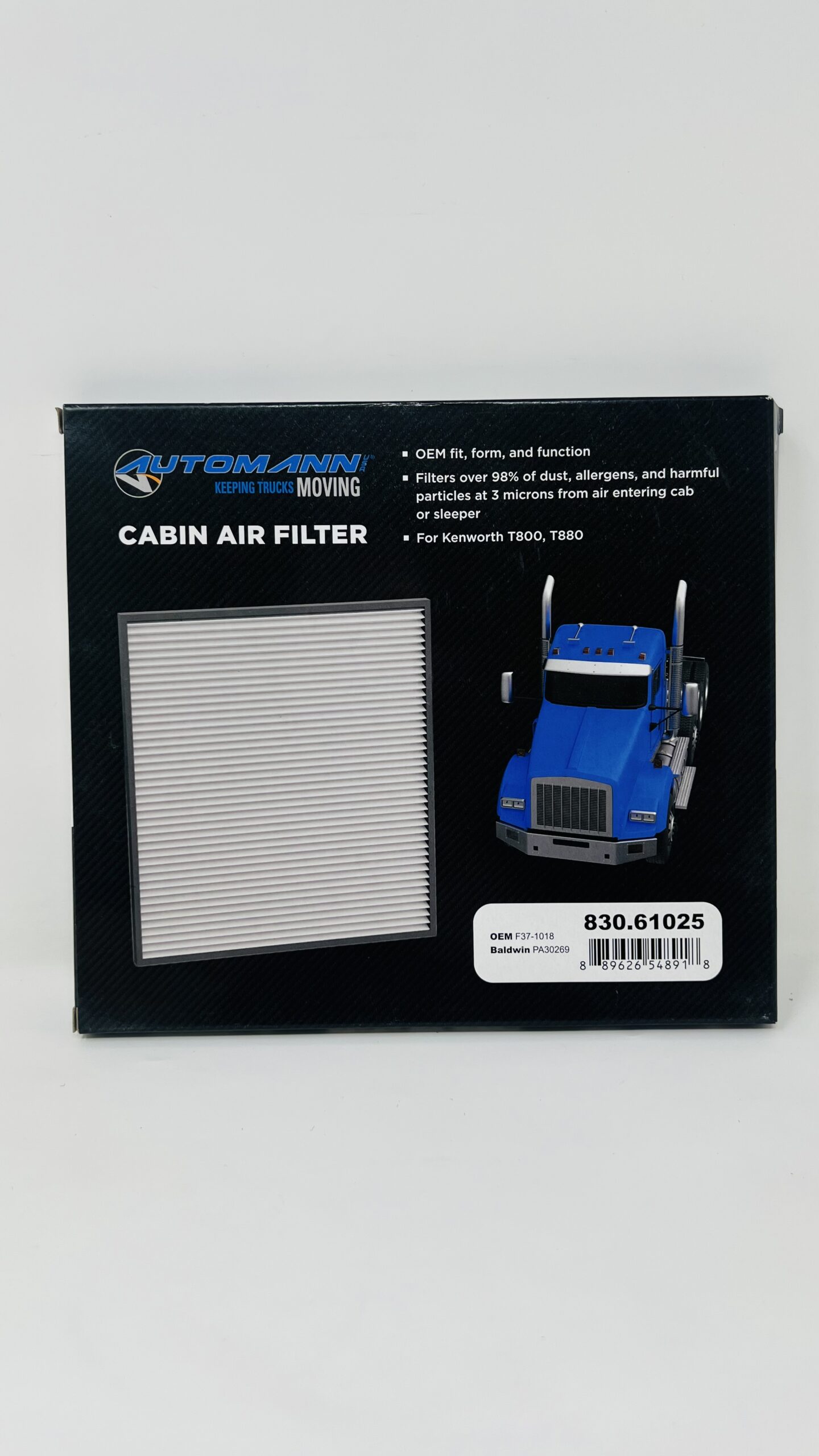 Cabin Air Filter For Kenworth T800, T880. Replaces PA30269/ F371018 - Image 2
