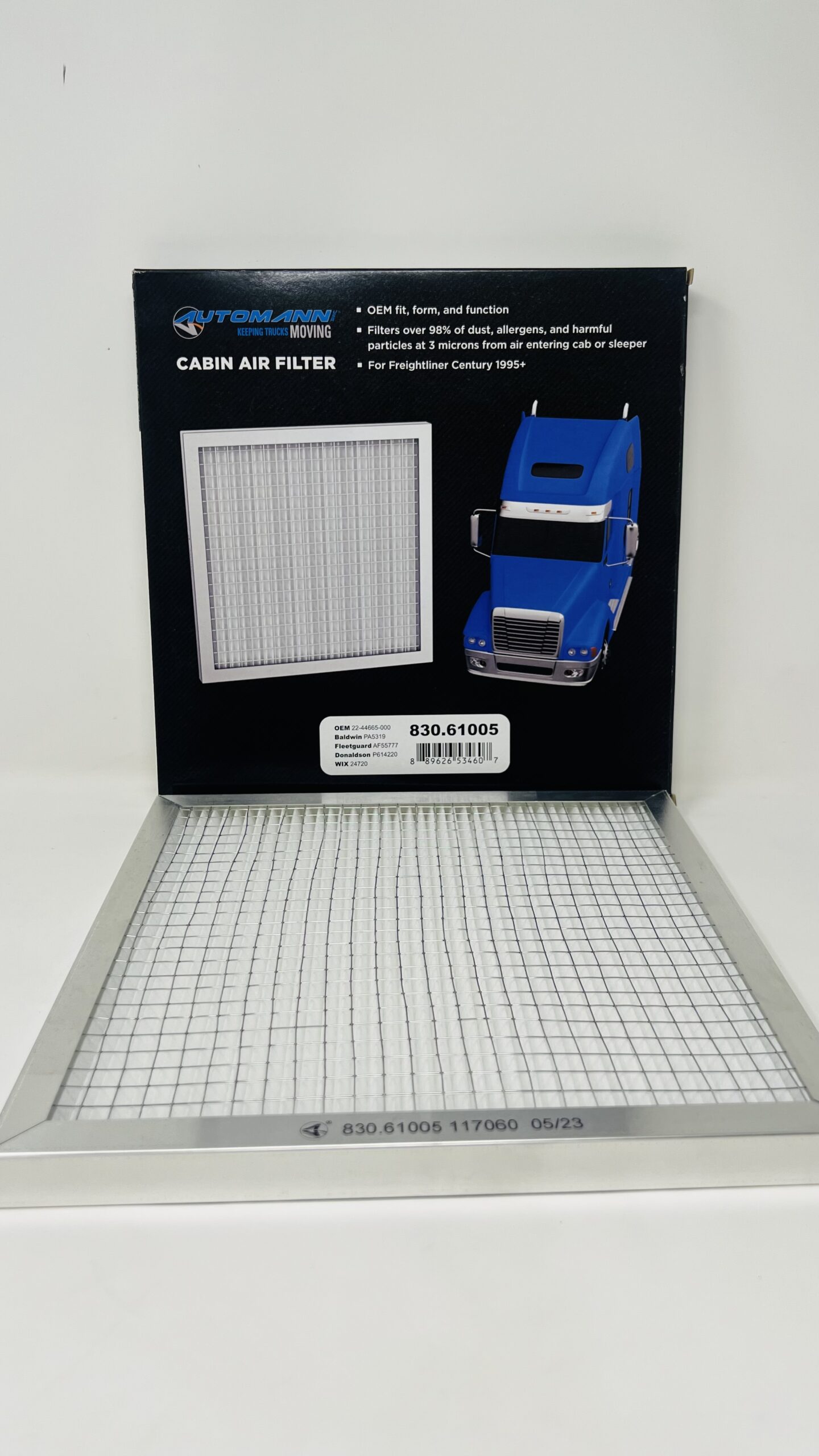 Cabin Air Filter For Freightliner Cascadia, Century, Columbia, Coronado. Cross Reference P609422/ BOA91559/ VCCT1000921S - Image 3