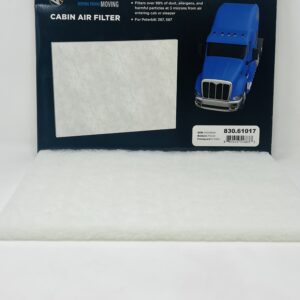 Cabin Air Filter Used In Peterbilt And Kenworth Trucks Models, Specifically The 387 And 587. Cross Reference With PA5694, 7972, 525838BSM, 3199021, 181424