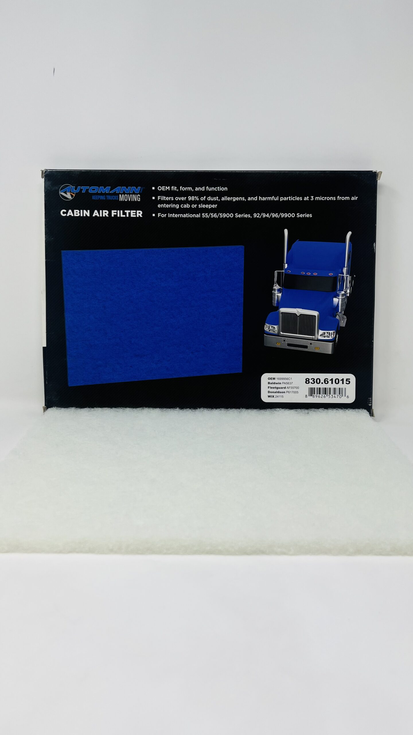 Cabin Air Filter For International Harvester (Ihc) Trucks, Particularly For The 5000I-5900I Series From 1995-2010. Replaces With 1699-956-C, 1699956C1, P617005, PA5637, 7987, 18-0824 - Image 3