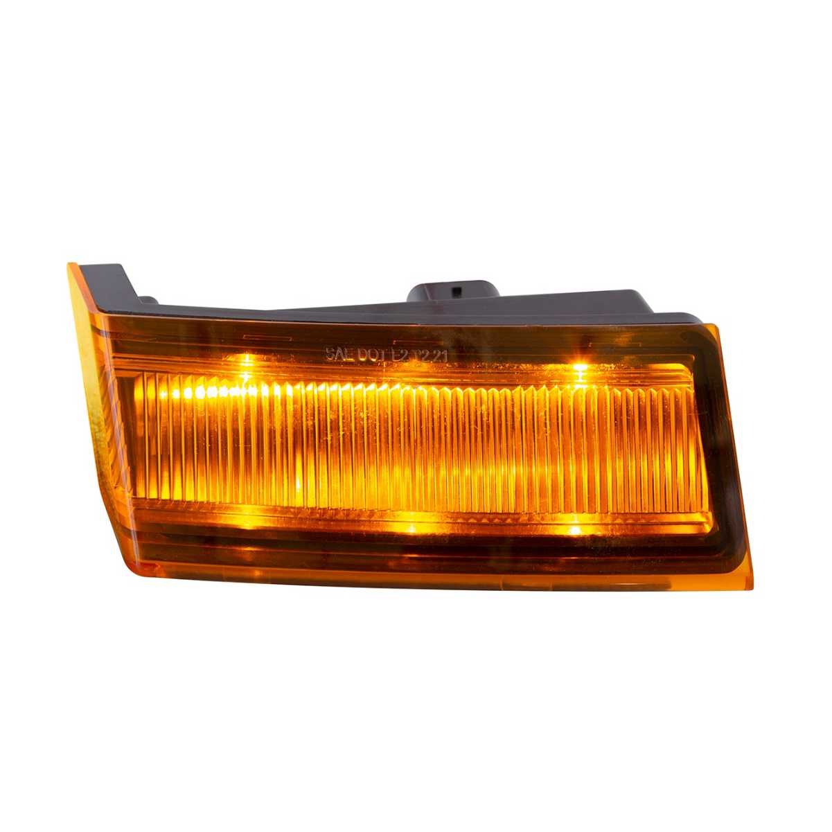 6 Led Amber Turn Signal Light For 2018-2025 Freightliner Cascadia - Passenger -Competition Series