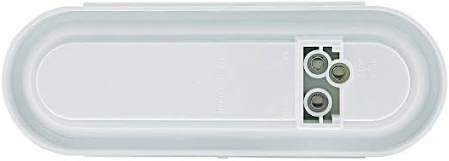 22 Led 6" Oval Clear Lens With Halo Insert Glolight Light - Amber Leds/Amber - Image 4