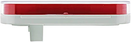 22 Led 6" Oval Clear Lens With Halo Insert Glolight Light - Amber Leds/Amber - Image 3