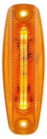 4 Led Lighttrack Cab Light For 2018-2025 Freightliner Cascadia - Amber Lens