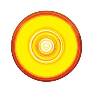 6 LED 2" ROUND GLOLIGHT (CLEARANCE/MARKER) - AMBER LED/AMBER LENS