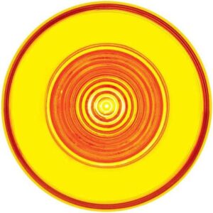 9 Led 2-1/2" Round Glolight (Clearance/Marker) - Amber Led/Amber Lens