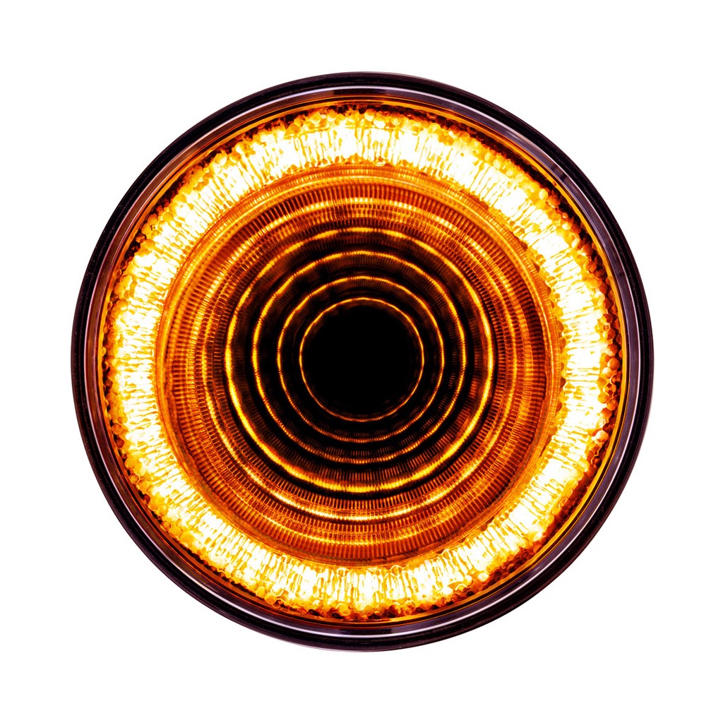 24 Led 4" Mirage Light (Turn Signal) - Amber Led/Amber Lens