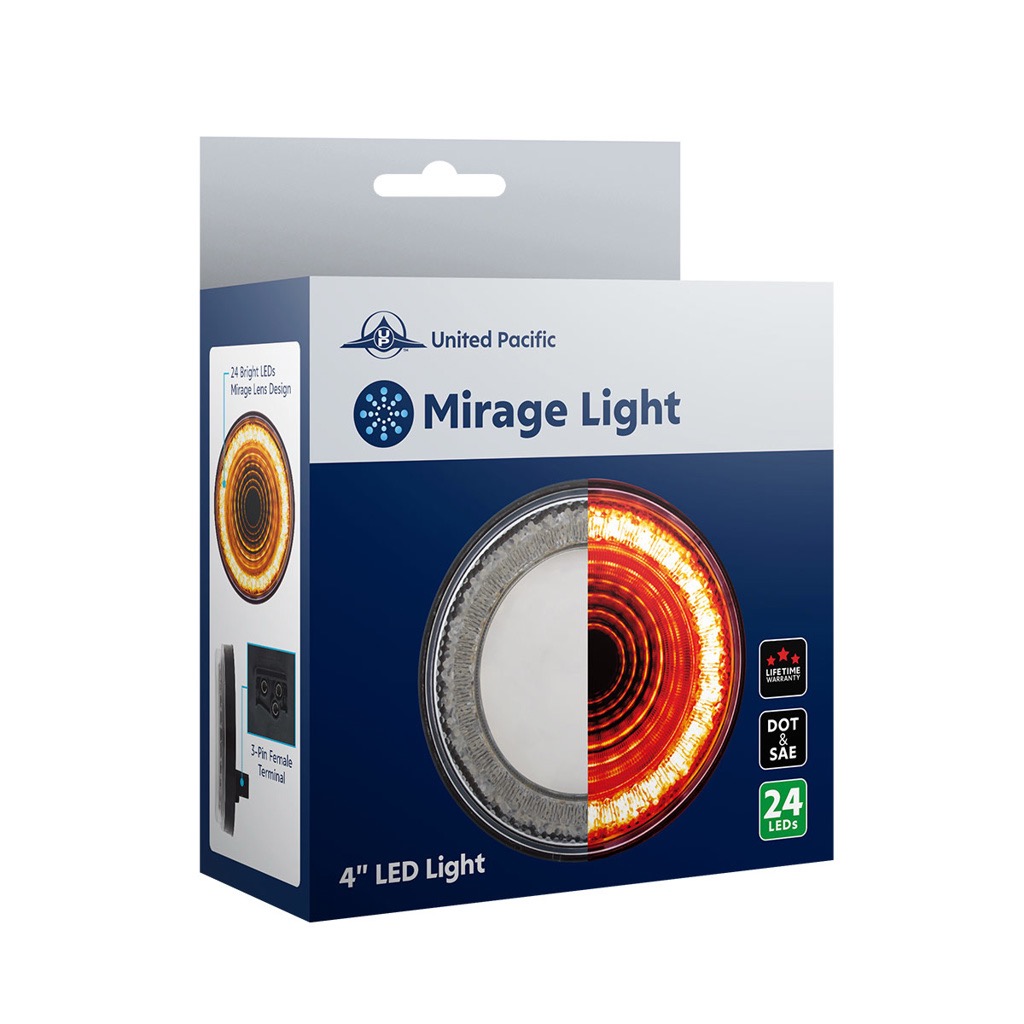 24 Led 4" Mirage Light (Turn Signal) - Amber Led/Amber Lens - Image 6