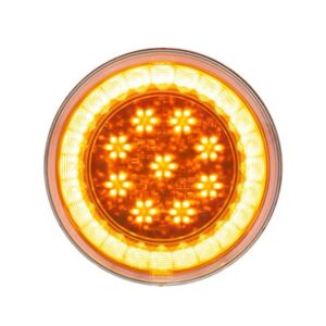 33 Led 4" Round Lumos Light S-Series (Turn Signal) - Amber Led/Amber Lens