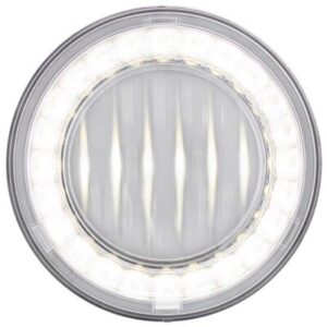 30 Led 4" Round Lumos Light I-Series (Back-Up) - White Led/Clear Lens