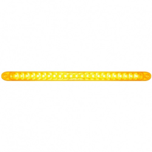 23 Smd Led 17-1/4" Reflector Turn Signal Light Bar Only - Amber Led/Amber Lens