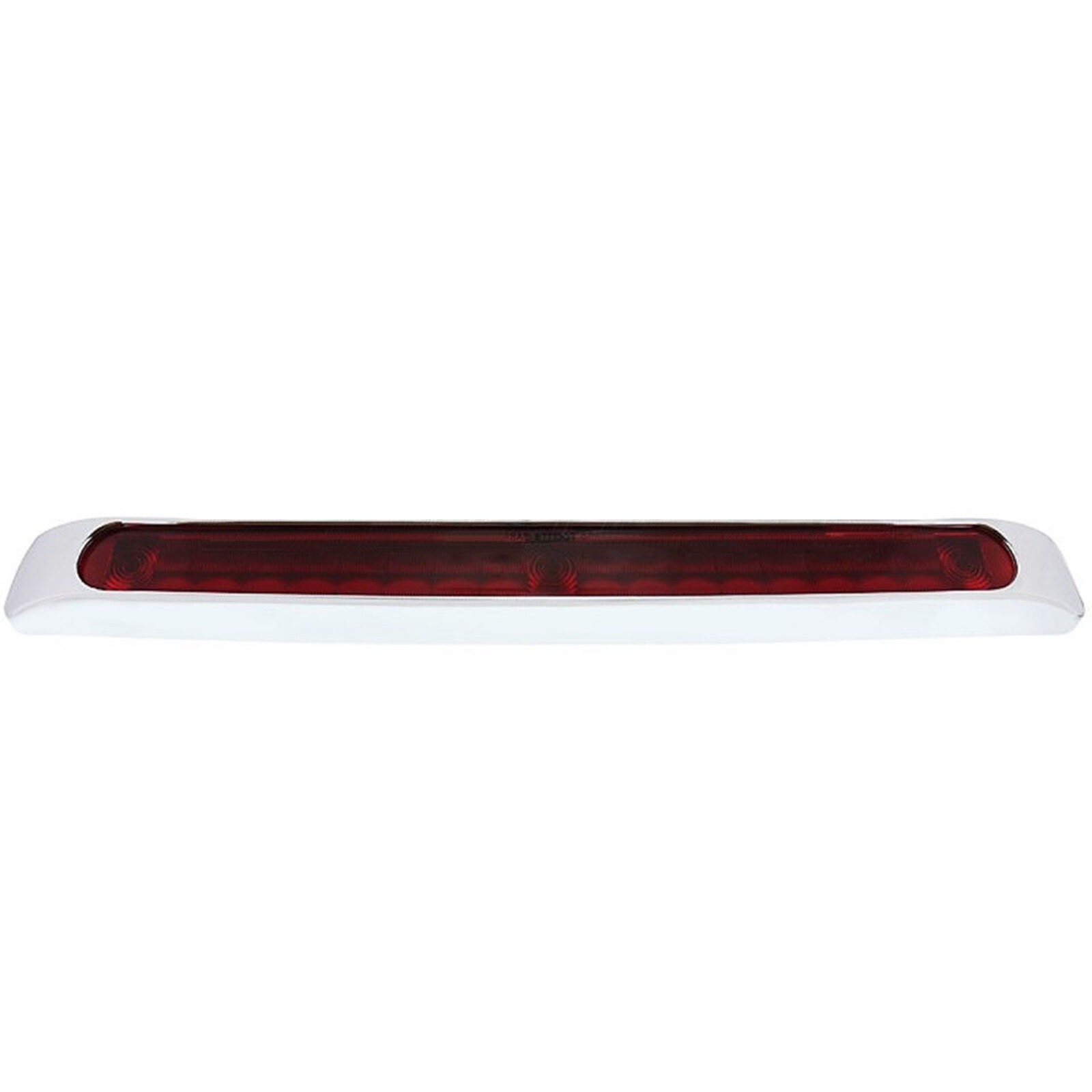 19 Led 17" Light Bar With Bezel (Stop, Turn & Tail) - Red Led/Red Lens - Image 2