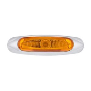 5-3/4" Wide 3 Led Vipereye Light (Clearance/Marker) - Amber Led/Amber Lens