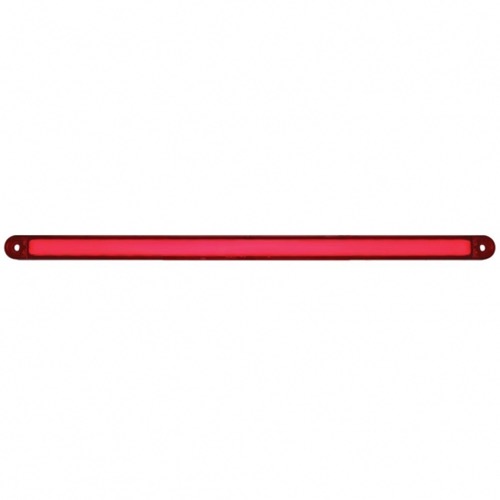 24 Led Dual Function 12" Glolight Bar (Stop, Turn & Tail) - Red Led/Red Lens