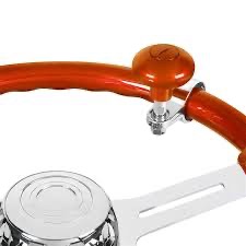 Heavy Duty Steering Wheel Spinner - Cadmium Orange - Image 4