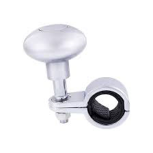 Heavy Duty Steering Wheel Spinner - Liquid Silver
