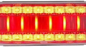 30 Led 6" Oval Lumos Light I-Series (Stop, Turn & Tail) - Red Led/Clear Lens