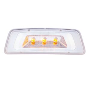 3 Led Fender Turn Signal/Parking Light For Kenworth T680/T700/T880 - Amber Led/Clear Lens