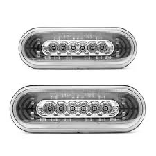 22 Led 6" Oval Abyss Light (Stop, Turn & Tail) - Red Led/Clear Lens - Image 2