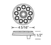 20 Led 4" Back-Up Light - "Competition Series" - Image 6