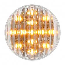 13 Led 2-1/2" Round Light (Clearance/Marker) - Amber Led/Clear Lens