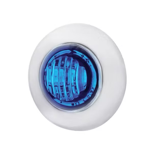 3 Led 3/4" Mini Double Fury Light (Clearance/Marker) - Amber Led/Blue Led - Image 3