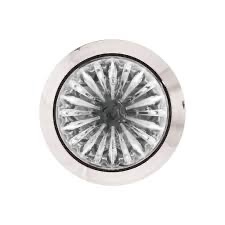 2 Led Dual Function 1-1/8" Watermelon Light (Clearance/Marker) - White Led/Clear Lens - Image 3