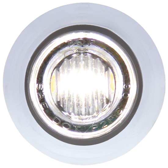 3 Led 3/4" Mini Double Fury Light (Clearance/Marker) - Amber Led/White Led - Image 3