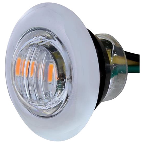 3 Led 3/4" Mini Double Fury Light (Clearance/Marker) - Amber Led/Red Led - Image 5