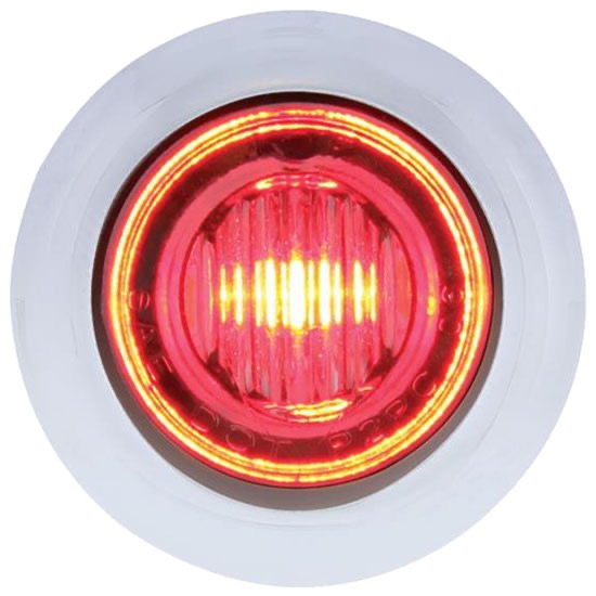 3 Led 3/4" Mini Double Fury Light (Clearance/Marker) - Amber Led/Red Led - Image 2