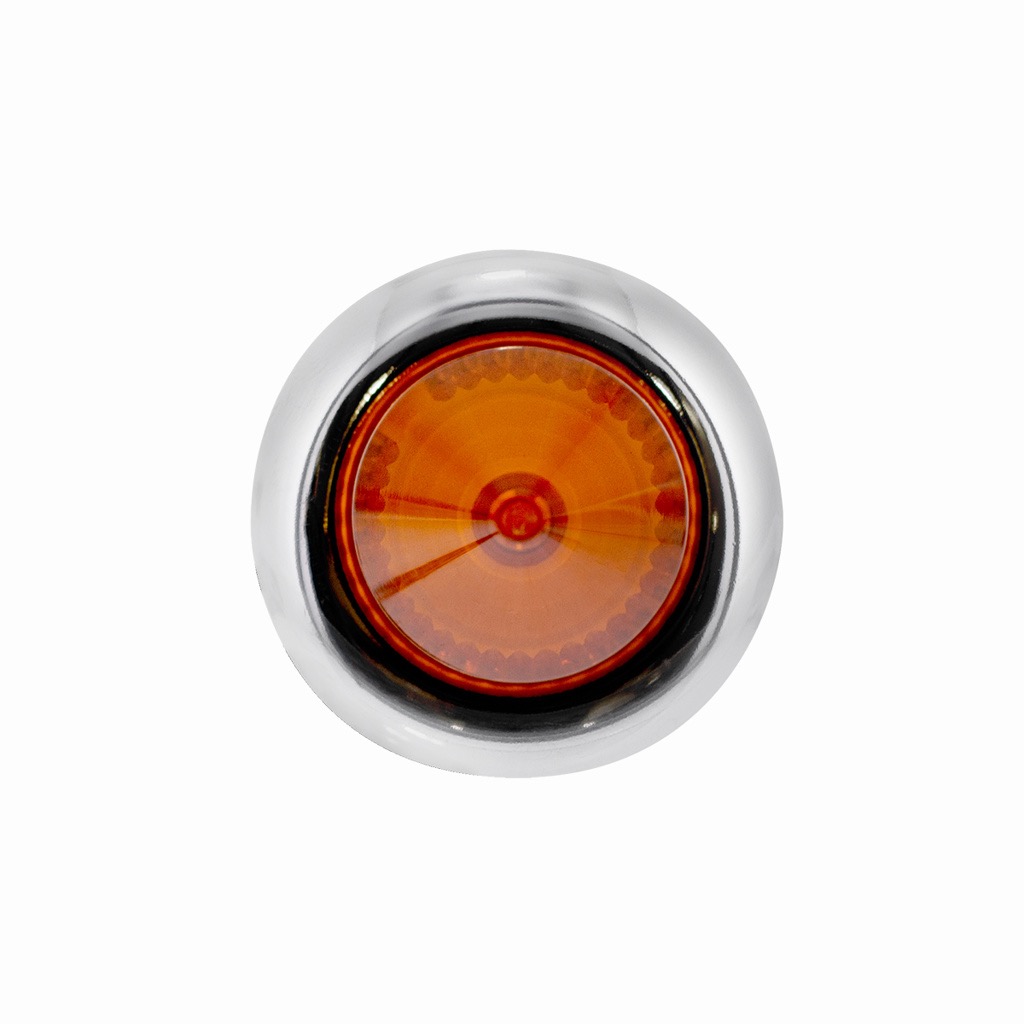 4 Led Dual Function 3/4" Mini Spike Light With Ss Bezel (Clearance/Marker) - Amber Led/Amber Lens - Image 5