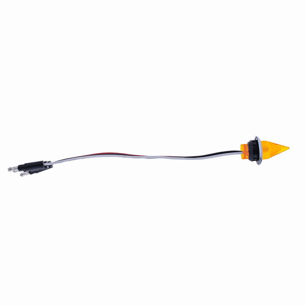 4 Led Dual Function 3/4" Mini Spike Light With Ss Bezel (Clearance/Marker) - Amber Led/Amber Lens - Image 6