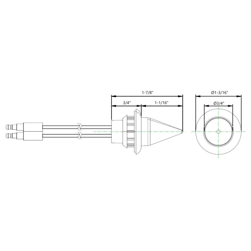 4 Led Dual Function 3/4" Mini Spike Light With Ss Bezel (Clearance/Marker) - Amber Led/Amber Lens - Image 8
