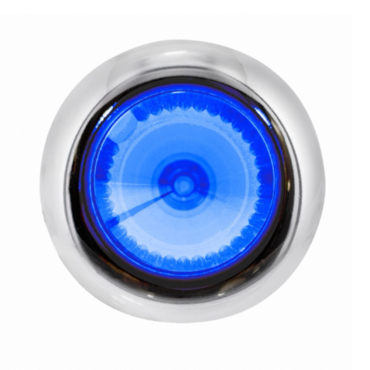 4 Led Dual Function 3/4" Mini Spike Light With Ss Bezel (Auxiliary/Utility) - Blue Led/Clear Lens - Image 3