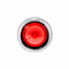 4 Led Dual Function 3/4" Mini Spike Light With Ss Bezel (Clearance/Marker) - Red Led/Red Lens - Image 3
