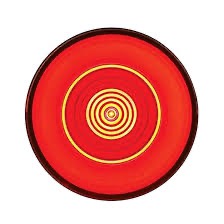 9 Led 2-1/2" Round Glolight (Clearance/Marker) - Red Led/Red Lens