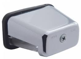Chrome Rectangular License Light
