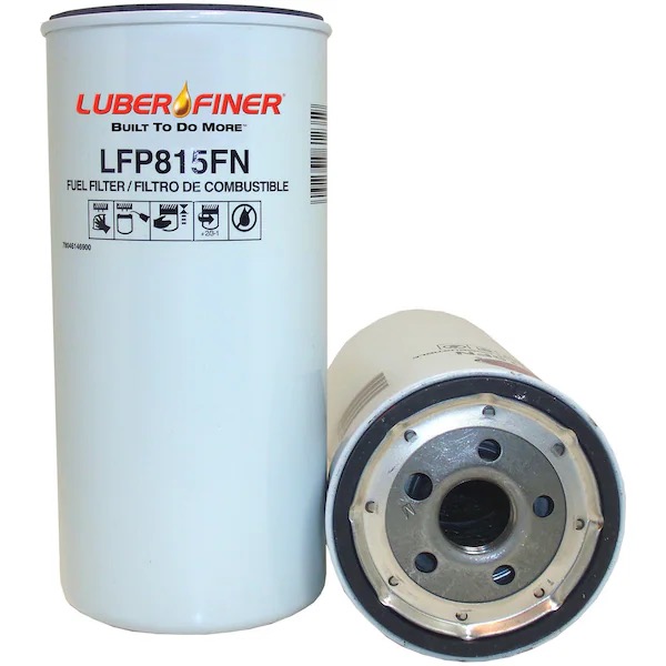 Luberfiner Fuel Filter, Spin-On, Od, 3.81 97Mm, Height, 8.03 204Mm, Id Bottom, 1 In.-12 Thd - Image 2