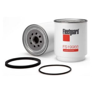 Fleetguard Fuel Filter Water Separator, 13 7/8 in Overall Lg, 4 3/8 in Outside Dia, 5 11/16 in Overall Ht